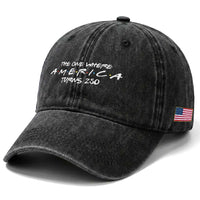 The One Where America Turns 250 Washed Cotton Baseball Cap 250 Anniversary USA 4th of July