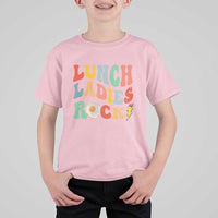 Lunch Ladies Rock T Shirt For Kid Retro Groovy Cafeteria Crew Egg Pencil - Wonder Print Shop