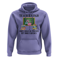 Flamingo Teacher Hoodie Teachermingo Like A Normal Teacher But More Fabulous - Wonder Print Shop