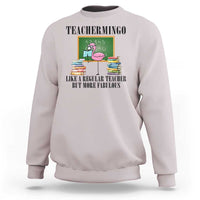 Flamingo Teacher Sweatshirt Teachermingo Like A Normal Teacher But More Fabulous - Wonder Print Shop