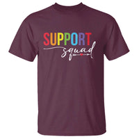 School Support Team T Shirt Support Squad Teacher - Wonder Print Shop