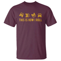 Funny School Bus Driver T Shirt This Is How I Roll - Wonder Print Shop