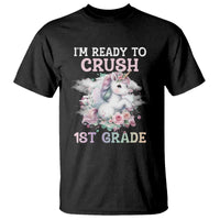 Back To School T Shirt I'm Ready To Crush First Grade Unicorn - Wonder Print Shop