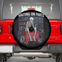 Waiting On Parts Funny Mechanic Spare Tire Cover Funny Skeleton Auto Repair Life