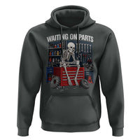 Waiting On Parts Funny Mechanic Hoodie Funny Skeleton Auto Repair Life