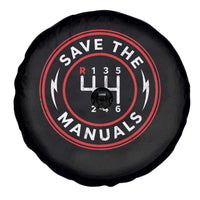 Save The Manuals Gear Shift Car Lover Spare Tire Cover