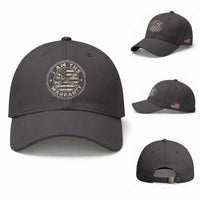 I Am The Warranty Funny Mechanic Baseball Cap Race Car Parts Repair Guy Vintage American Flag