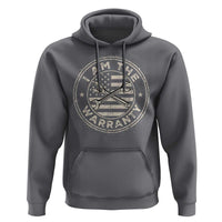 I Am The Warranty Funny Mechanic Hoodie Race Car Parts Repair Guy Vintage American Flag