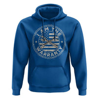 I Am The Warranty Funny Mechanic Hoodie Race Car Parts Repair Guy Vintage American Flag