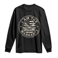 I Am The Warranty Funny Mechanic Long Sleeve Shirt Race Car Parts Repair Guy Vintage American Flag