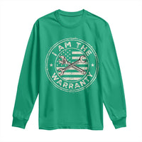 I Am The Warranty Funny Mechanic Long Sleeve Shirt Race Car Parts Repair Guy Vintage American Flag
