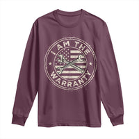 I Am The Warranty Funny Mechanic Long Sleeve Shirt Race Car Parts Repair Guy Vintage American Flag