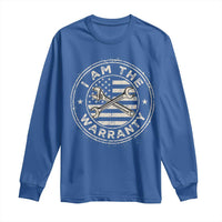I Am The Warranty Funny Mechanic Long Sleeve Shirt Race Car Parts Repair Guy Vintage American Flag