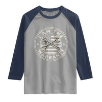 I Am The Warranty Funny Mechanic Raglan Shirt Race Car Parts Repair Guy Vintage American Flag