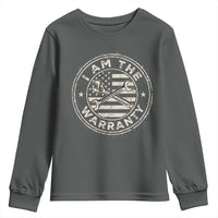 I Am The Warranty Funny Mechanic Youth Sweatshirt Race Car Parts Repair Guy Vintage American Flag
