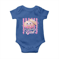 Birthday Girl Cute Glitter Dumpling Baby Onesie Kawaii Food Squishy Summer Stripes