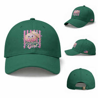 Birthday Girl Cute Glitter Dumpling Baseball Cap Kawaii Food Squishy Summer Stripes