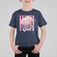 Birthday Girl Cute Glitter Dumpling T Shirt For Kid Kawaii Food Squishy Summer Stripes