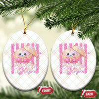 Birthday Girl Cute Glitter Dumpling Ceramic Ornament Kawaii Food Squishy Summer Stripes
