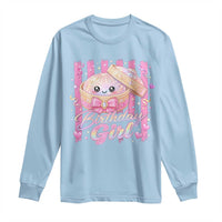 Birthday Girl Cute Glitter Dumpling Long Sleeve Shirt Kawaii Food Squishy Summer Stripes