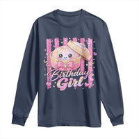 Birthday Girl Cute Glitter Dumpling Long Sleeve Shirt Kawaii Food Squishy Summer Stripes