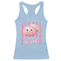 Birthday Girl Cute Glitter Dumpling Racerback Tank Top Kawaii Food Squishy Summer Stripes
