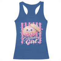 Birthday Girl Cute Glitter Dumpling Racerback Tank Top Kawaii Food Squishy Summer Stripes