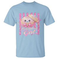 Birthday Girl Cute Glitter Dumpling T Shirt Kawaii Food Squishy Summer Stripes
