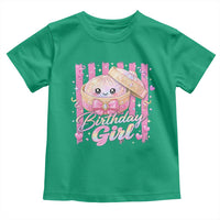 Birthday Girl Cute Glitter Dumpling Toddler T Shirt Kawaii Food Squishy Summer Stripes