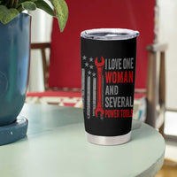 I Love One Woman And Several Power Tools Tumbler Cup Funny Mechanic Handyman Carpenter