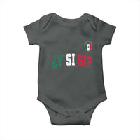 Mexican Y Si Si Football Jersey Style Baby Onesie Funny Mexico Roots