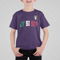 Mexican Y Si Si Football Jersey Style T Shirt For Kid Funny Mexico Roots