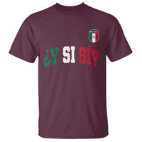 Mexican Y Si Si Football Jersey Style T Shirt Funny Mexico Roots