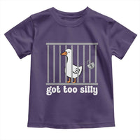 Funny Got Too Silly Toddler T Shirt Goose Pun Humor Animal Lovers - Wonder Print Shop