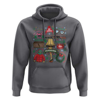 Funny Christmas Movie Hoodie Oh Fudge Bunny Pajama Italian Leg Lamp - Wonder Print Shop