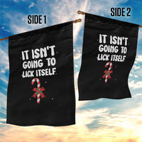 Funny Christmas It Isn't Going To Lick Itself Garden Flag Xmas Adult Humor Couple Matching - Wonder Print Shop