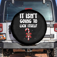 Funny Christmas It Isn't Going To Lick Itself Spare Tire Cover Xmas Adult Humor Couple Matching - Wonder Print Shop