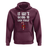Funny Christmas It Isn't Going To Lick Itself Hoodie Xmas Adult Humor Couple Matching - Wonder Print Shop