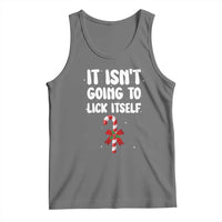 Funny Christmas It Isn't Going To Lick Itself Tank Top Xmas Adult Humor Couple Matching - Wonder Print Shop