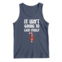 Funny Christmas It Isn't Going To Lick Itself Tank Top Xmas Adult Humor Couple Matching - Wonder Print Shop
