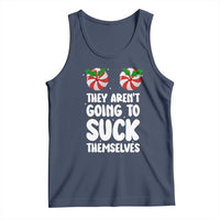 Funny Christmas They Aren't Going To Suck Themself Tank Top Xmas Adult Humor Couple Matching - Wonder Print Shop