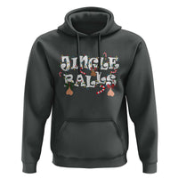 Funny Naughty Christmas Jingle Balls Hoodie Santa Xmas Jingle Bells Adult Joke - Wonder Print Shop