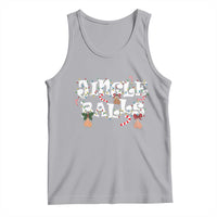Funny Naughty Christmas Jingle Balls Tank Top Santa Xmas Jingle Bells Adult Joke - Wonder Print Shop
