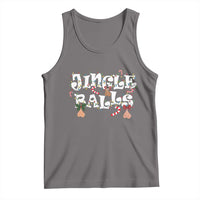 Funny Naughty Christmas Jingle Balls Tank Top Santa Xmas Jingle Bells Adult Joke - Wonder Print Shop