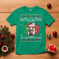 Funny Italian Christmas Donkey T Shirt Funny Domick The Donkey Holiday Italy Flag - Wonder Print Shop