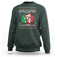 Funny Italian Christmas Donkey Sweatshirt Funny Domick The Donkey Holiday Italy Flag - Wonder Print Shop