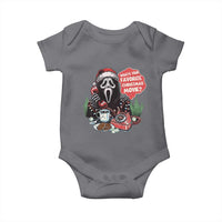 Funny Ghost Christmas Face Baby Onesie Whats Your Favorite Christmas Movie Spooky Xmas - Wonder Print Shop