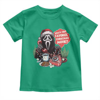 Funny Ghost Christmas Face Toddler T Shirt Whats Your Favorite Christmas Movie Spooky Xmas - Wonder Print Shop