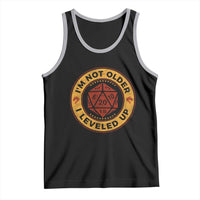 Funny RPG Gamer I Am Not Older I Leveled Up Tank Top Vintage D20 Tabletop - Wonder Print Shop