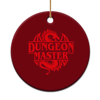 Funny Dungeon Master Ceramic Ornament RPG Gamer D20 Tabletop Red Dragon - Wonder Print Shop